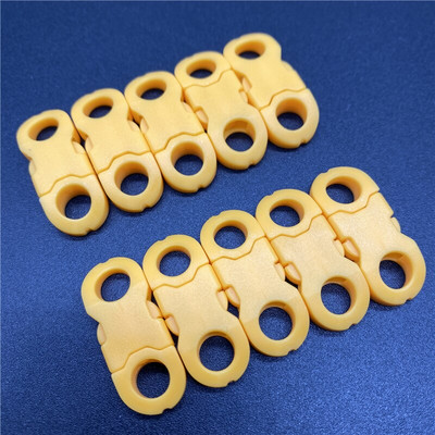 10 τμχ/Παρτίδα 8mm Στρογγυλή εσωτερική διάμετρος πλάγιας απελευθέρωσης για βραχιόλι Paracord Πλαστική πόρπη DIY Πόρπη απελευθέρωσης κατοικίδιων