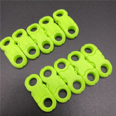 10 τμχ/Παρτίδα 8mm Στρογγυλή εσωτερική διάμετρος πλάγιας απελευθέρωσης για βραχιόλι Paracord Πλαστική πόρπη DIY Πόρπη απελευθέρωσης κατοικίδιων