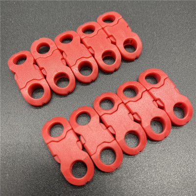 10 τμχ/Παρτίδα 8mm Στρογγυλή εσωτερική διάμετρος πλάγιας απελευθέρωσης για βραχιόλι Paracord Πλαστική πόρπη DIY Πόρπη απελευθέρωσης κατοικίδιων