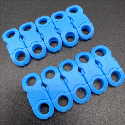 10 τμχ/Παρτίδα 8mm Στρογγυλή εσωτερική διάμετρος πλάγιας απελευθέρωσης για βραχιόλι Paracord Πλαστική πόρπη DIY Πόρπη απελευθέρωσης κατοικίδιων