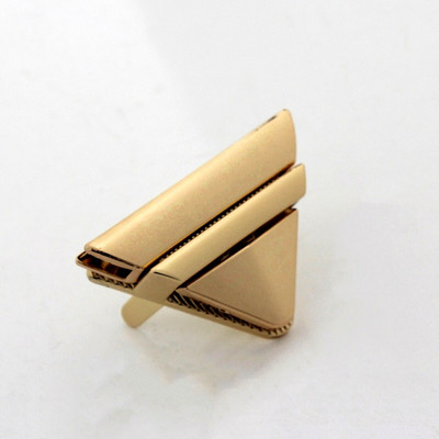 1kom Metalni trokut Press Lock Modni prekidač Brava za DIY torbicu Torbica Torbica Prtljaga Hardver Zatvaranje torbe Dijelovi Dodaci