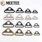 Meetee 10 buc. Catarame metalice de 20-50 mm pentru cureaua curelei Reglarea cataramei curelei Inchidere pentru bikini Inel metalic pentru geanta DIY Accesorii hardware