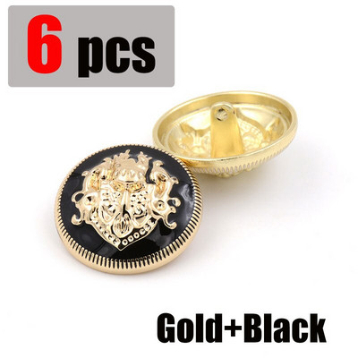 6 kom/set 10-28 mm visokokvalitetni metalni gumbi u britanskom stilu za odjeću Marka kaputa Modni pribor za šivanje Dodaci za odjeću