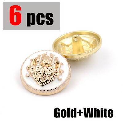 6 kom/set 10-28 mm visokokvalitetni metalni gumbi u britanskom stilu za odjeću Marka kaputa Modni pribor za šivanje Dodaci za odjeću