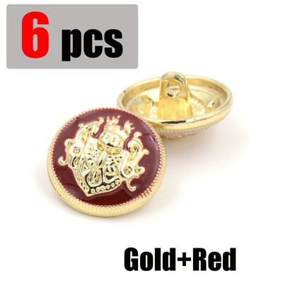 6 kom/set 10-28 mm visokokvalitetni metalni gumbi u britanskom stilu za odjeću Marka kaputa Modni pribor za šivanje Dodaci za odjeću