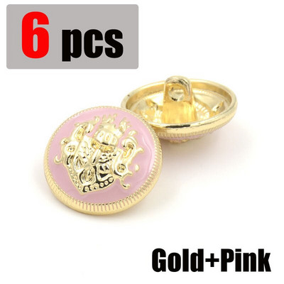 6 kom/set 10-28 mm visokokvalitetni metalni gumbi u britanskom stilu za odjeću Marka kaputa Modni pribor za šivanje Dodaci za odjeću