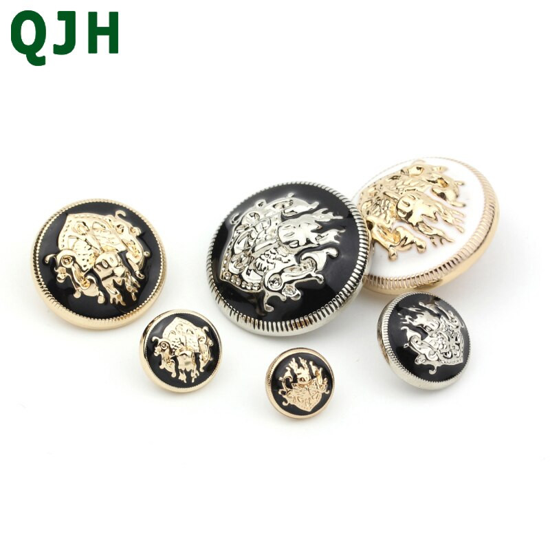 6 kom/set 10-28 mm visokokvalitetni metalni gumbi u britanskom stilu za odjeću Marka kaputa Modni pribor za šivanje Dodaci za odjeću
