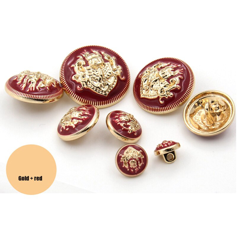 6 kom/set 10-28 mm visokokvalitetni metalni gumbi u britanskom stilu za odjeću Marka kaputa Modni pribor za šivanje Dodaci za odjeću