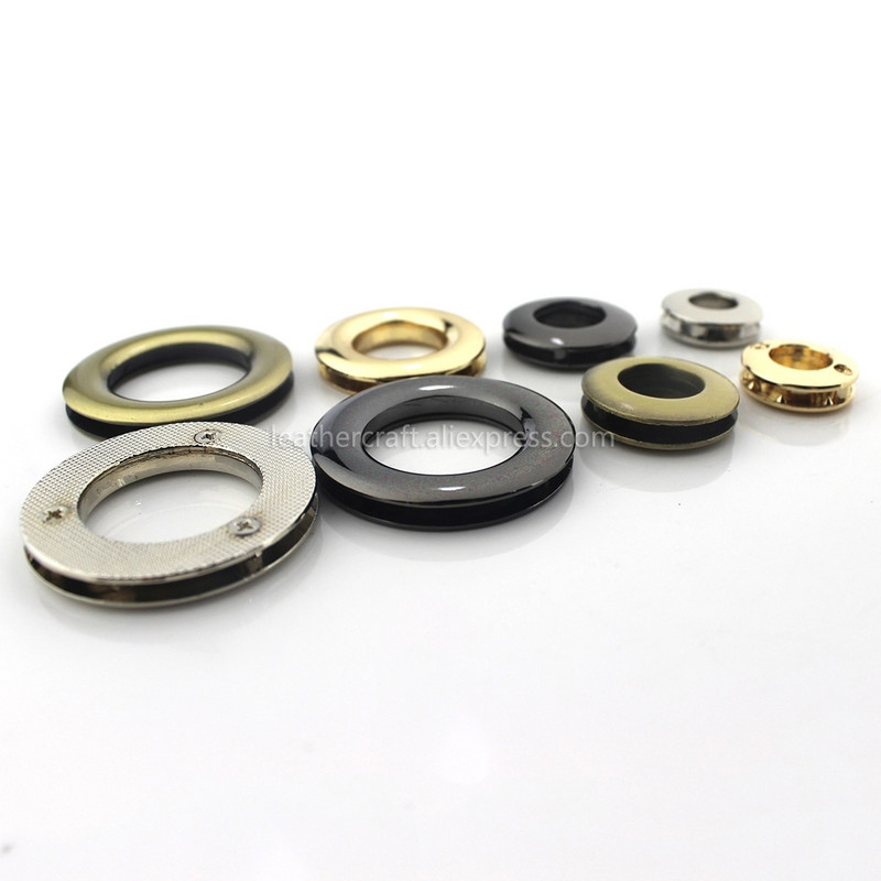 2tk Metallist kruvi taga Aasad seibi tihenditega Nahk Käsitöötarvik kotti rõivaste kingade riiete teksade kaunistus