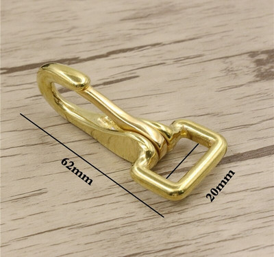 Massiivsest messingist päitsetega konksuga kott Kinnitus koera kaelarihm lemmikloomade jalutusrihm rihm rihm klamber Nahast tarvik