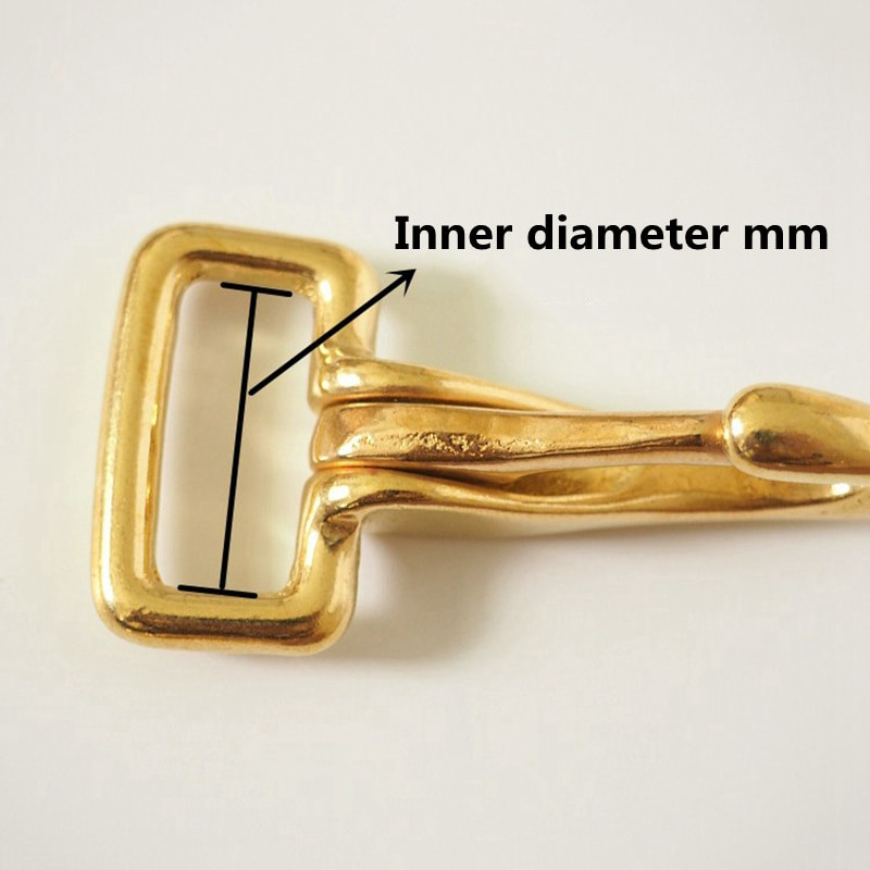 Massiivsest messingist päitsetega konksuga kott Kinnitus koera kaelarihm lemmikloomade jalutusrihm rihm rihm klamber Nahast tarvik