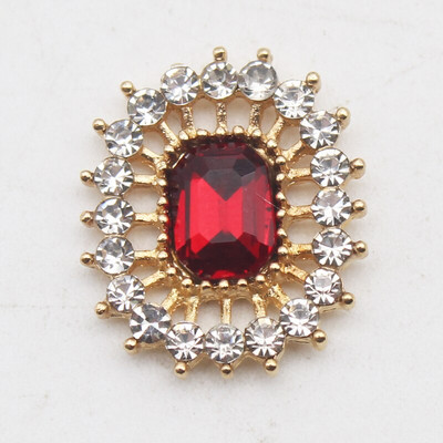 Nauji 10 vnt/partija 17 * 20 mm lydinio stačiakampio stiklo Kalnų krištolas plokščio dugno mygtukų dekoravimas „pasidaryk pats“ plaukų segtuko papuošalų papuošalų priedai