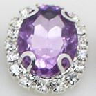 NAUJIENA 10 vnt./rinkinys 20*25MM ovalios akrilo kalnų krištolinio akmens mygtukai užsegamos plokščios nugaros mygtukas, skirtas Scarpbooking Vestuviniams plaukų aksesuarams dekoratyvinis