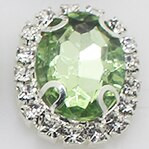 NAUJIENA 10 vnt./rinkinys 20*25MM ovalios akrilo kalnų krištolinio akmens mygtukai užsegamos plokščios nugaros mygtukas, skirtas Scarpbooking Vestuviniams plaukų aksesuarams dekoratyvinis