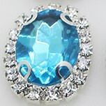 NAUJIENA 10 vnt./rinkinys 20*25MM ovalios akrilo kalnų krištolinio akmens mygtukai užsegamos plokščios nugaros mygtukas, skirtas Scarpbooking Vestuviniams plaukų aksesuarams dekoratyvinis