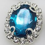 NAUJIENA 10 vnt./rinkinys 20*25MM ovalios akrilo kalnų krištolinio akmens mygtukai užsegamos plokščios nugaros mygtukas, skirtas Scarpbooking Vestuviniams plaukų aksesuarams dekoratyvinis