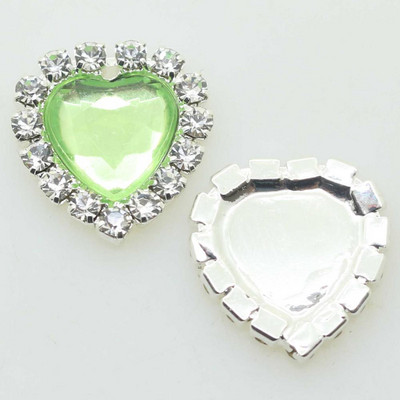 ZMASEY Butoane acrilice 10 buc/set 16 mm Buton inimă Invitație de nuntă Decor Frumusețe Avatar Strălucitor Prețuri cu ridicata