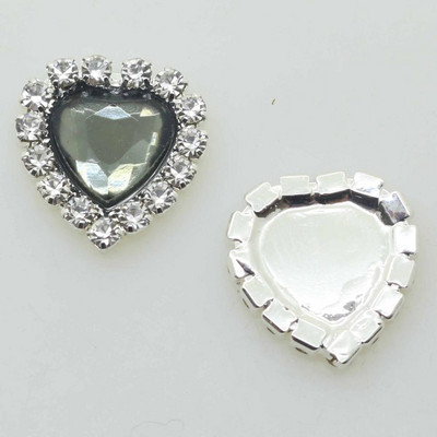 ZMASEY Butoane acrilice 10 buc/set 16 mm Buton inimă Invitație de nuntă Decor Frumusețe Avatar Strălucitor Prețuri cu ridicata