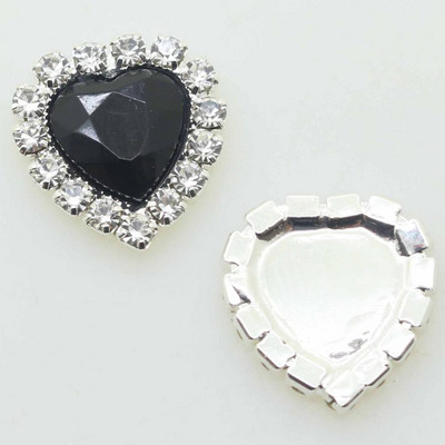 ZMASEY Butoane acrilice 10 buc/set 16 mm Buton inimă Invitație de nuntă Decor Frumusețe Avatar Strălucitor Prețuri cu ridicata