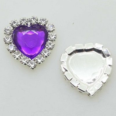 ZMASEY Butoane acrilice 10 buc/set 16 mm Buton inimă Invitație de nuntă Decor Frumusețe Avatar Strălucitor Prețuri cu ridicata