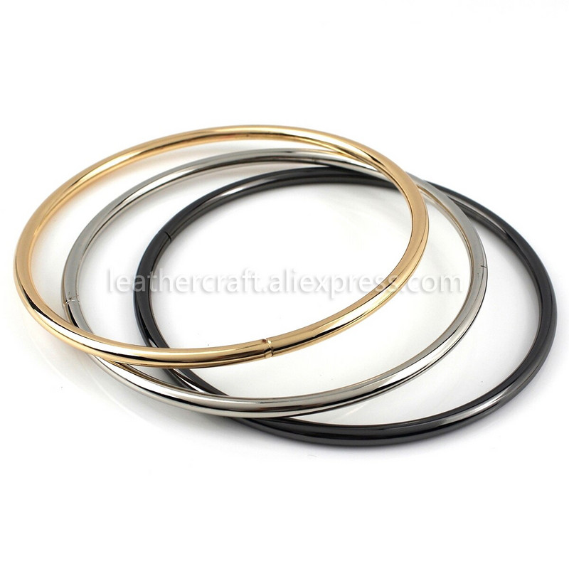 1x Μεταλλικό συμπαγές O-ring τσάντα λαβής Αντικατάσταση τσάντας λουράκι αποσκευών DIY Fashion Hardware Αξεσουάρ 115mm (4-1/2")