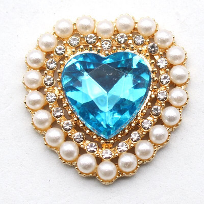 10 kom/serija 27 mm ukrasni gumbi od legure u obliku srca Gumbi DIY pozlaćeni ukrasi za odjeću Ukrasi za suknje Dodaci