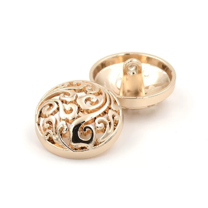 15/20/25mm metalinės vintažinės auksinės sagos paltams siuvimo medžiagai siuvimo priedai Drabužių sagos mados palaidinės sagos