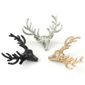 1x Metāla Cute Briežu aizdare sprādzes končos Sprādzes Soma Maks Cepures Dekors Aparatūra DIY Ādas Amatniecības aksesuāri Zelta 60mm (1-3/8")