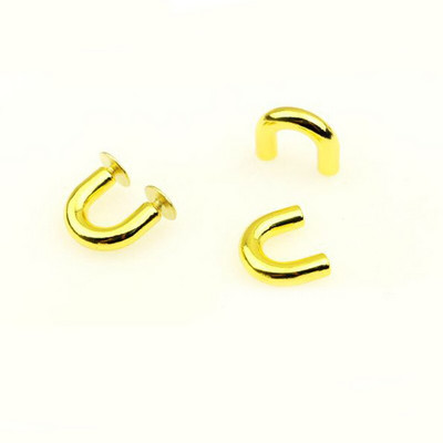 10/20/30 tk metallist pandlad mood U-rõngad kott-kaaresild koos kruviühendusega riidepuu rihmarihma jaoks DIY nahast käsitöö KY552