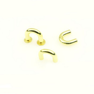 10/20/30 tk metallist pandlad mood U-rõngad kott-kaaresild koos kruviühendusega riidepuu rihmarihma jaoks DIY nahast käsitöö KY552