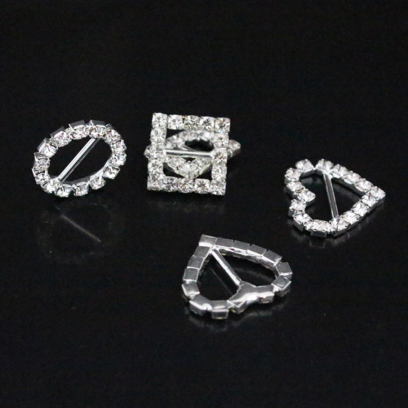 ZMASEY kuum müük 10 tk/partii segasuurus kivist pandlad kristallkaunistusega pulmapael ja kingavihm riidest pandlad kinnitus