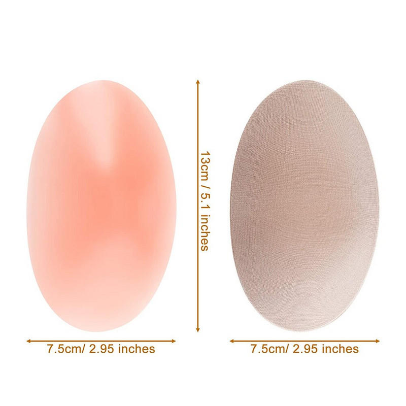 1 paar pehmest silikoonist õlapadjakesi, kleepuvaid libisemisvastaseid korduvkasutatavaid õlapatju naiste rõivaste tarvikute jaoks