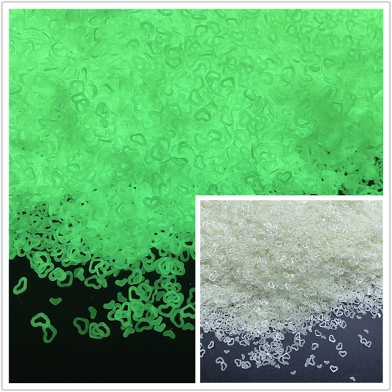 1000 kom/lot 3 mm svjetleće mjesečeve zvijezde za DIY pribor Nails Art Polimer prozirna glina Dodaci DIY šljokice Spomenar Shakes Craft