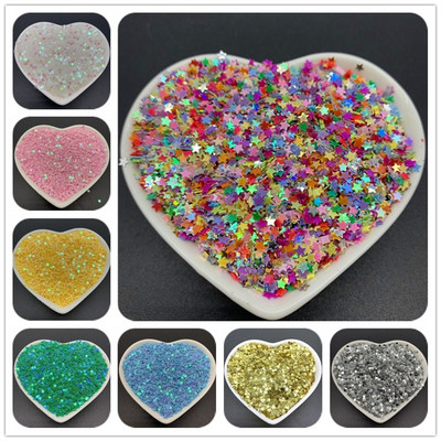 10000Pcs/Lot 10g 3mm Sequins PVC Flat Five-pointed Star Loose Sequin Paillettes Sewing Craft DIY Scrapbooking