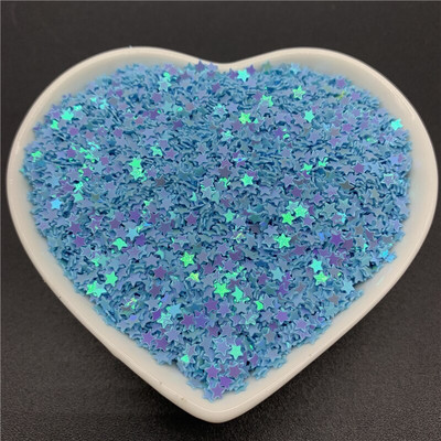 10000Pcs/Παρτίδα 10g 3mm πούλιες PVC Επίπεδες πεντάκτινες παγιέτες με φαρδιά πούλιες Sewing Craft DIY Scrapbooking