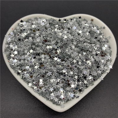 10000Pcs/Παρτίδα 10g 3mm πούλιες PVC Επίπεδες πεντάκτινες παγιέτες με φαρδιά πούλιες Sewing Craft DIY Scrapbooking