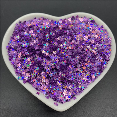 10000Pcs/Παρτίδα 10g 3mm πούλιες PVC Επίπεδες πεντάκτινες παγιέτες με φαρδιά πούλιες Sewing Craft DIY Scrapbooking