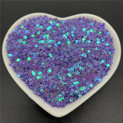 10000Pcs/Παρτίδα 10g 3mm πούλιες PVC Επίπεδες πεντάκτινες παγιέτες με φαρδιά πούλιες Sewing Craft DIY Scrapbooking