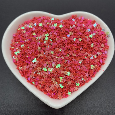 10000Pcs/Παρτίδα 10g 3mm πούλιες PVC Επίπεδες πεντάκτινες παγιέτες με φαρδιά πούλιες Sewing Craft DIY Scrapbooking