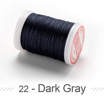 Visokokvalitetni navošteni konac od 0,5 mm Okrugla poliesterska užad Čvrsta užad obložena voskom za pletene narukvice DIY šivanje kože 120M