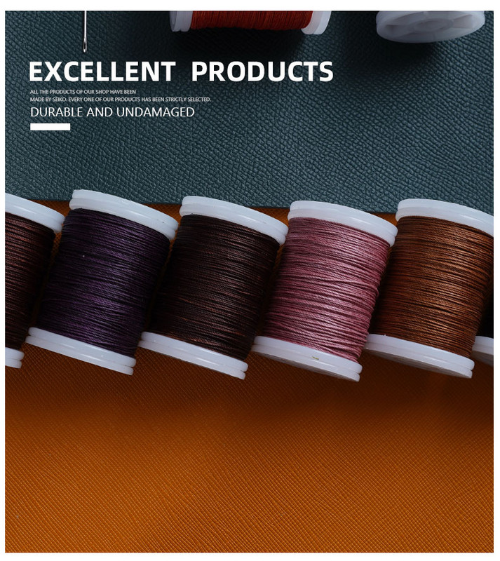 Visokokvalitetni navošteni konac od 0,5 mm Okrugla poliesterska užad Čvrsta užad obložena voskom za pletene narukvice DIY šivanje kože 120M
