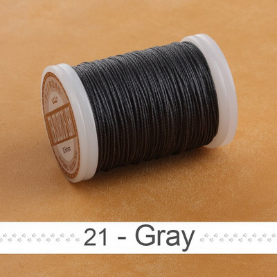 Nauji 0,6 mm apvalūs vaškuoti siūlai, skirti siuvinėti odą poliesterio virvele, padengta vašku, virvelėmis pintos piniginės balnelio „pasidaryk pats“ priedai