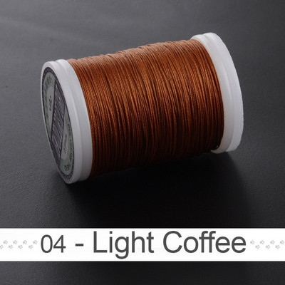 0,4 mm fir rotund cerat snur puternic din poliester șiruri acoperite cu ceară pentru artizanat din piele, cusut brățări împletite, accesorii bricolaj
