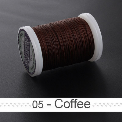 0,4 mm fir rotund cerat snur puternic din poliester șiruri acoperite cu ceară pentru artizanat din piele, cusut brățări împletite, accesorii bricolaj