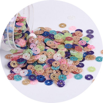 10g Παλέτες 2mm 3mm 4mm PET Glitter Παγιέτες Επίπεδες στρογγυλές χαλαρές πούλιες Ράψιμο Στολισμός γάμου Craft Scrapbook DIY αξεσουάρ