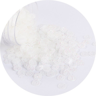 10g Παλέτες 2mm 3mm 4mm PET Glitter Παγιέτες Επίπεδες στρογγυλές χαλαρές πούλιες Ράψιμο Στολισμός γάμου Craft Scrapbook DIY αξεσουάρ