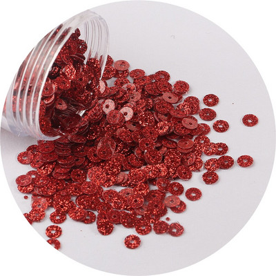 10g Παλέτες 2mm 3mm 4mm PET Glitter Παγιέτες Επίπεδες στρογγυλές χαλαρές πούλιες Ράψιμο Στολισμός γάμου Craft Scrapbook DIY αξεσουάρ