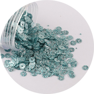 10g Παλέτες 2mm 3mm 4mm PET Glitter Παγιέτες Επίπεδες στρογγυλές χαλαρές πούλιες Ράψιμο Στολισμός γάμου Craft Scrapbook DIY αξεσουάρ