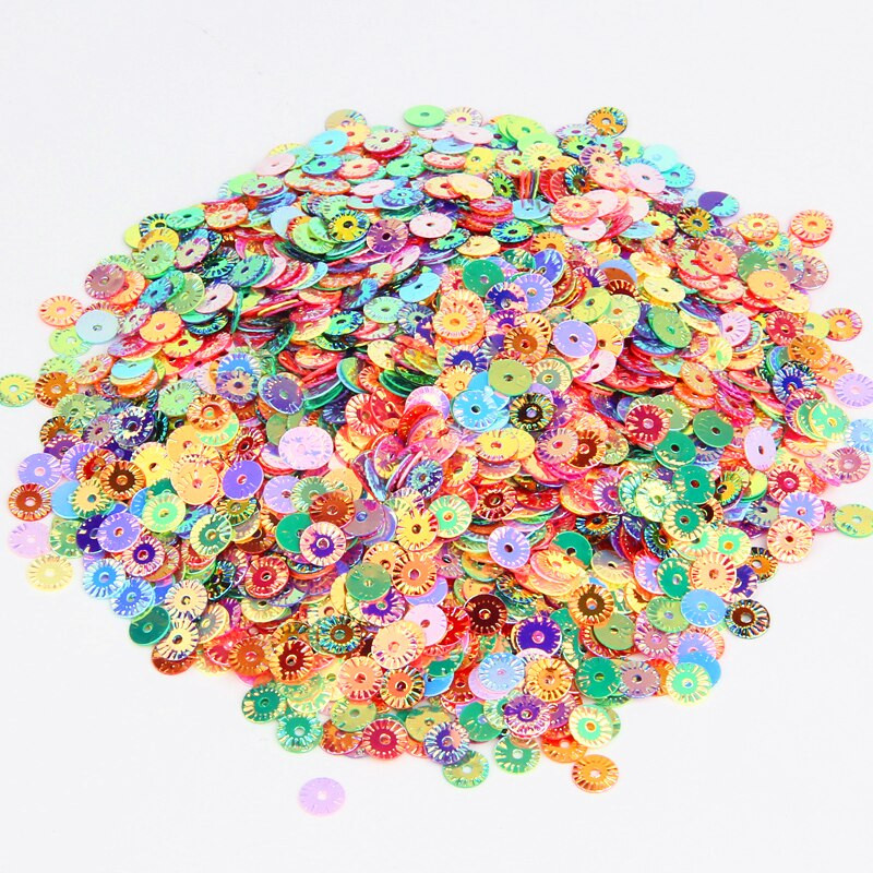 Flower Sequin 6mm Loose Sequins for Crafts Pailettes Cucito Craft Sewing Paillette Lentejuelas Para Coser 10g