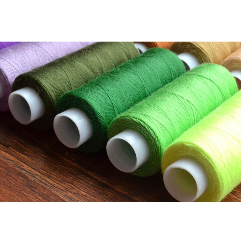 30 vnt 250 jardų siuvimo siūlai poliesterio mašina, siuvinėjimas rankomis siuvimo siūlai, vairas, pasidaryk pats, amatų pleistras, siuvimo reikmenys